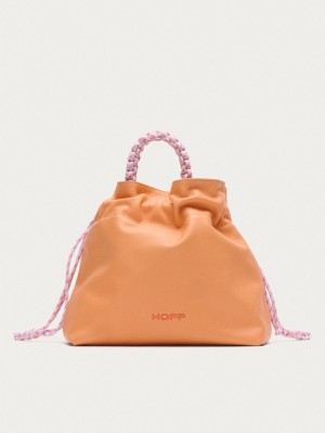 Bolsos Hoff Coachella Top Handle Peach Mujer Coral | BKUJ-39852