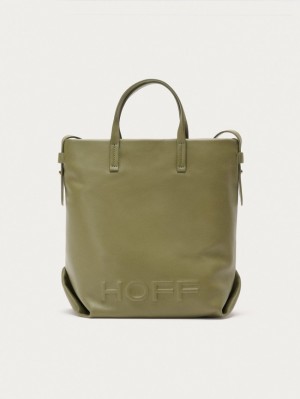 Bolsos Hoff Leather Shopper Arcade Mujer Verde | URIO-79480