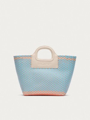 Bolsos Hoff Market Basket Mujer Azules | UTQP-08592