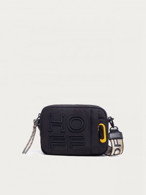 Bolsos Hoff Nylon Bridge Mujer Negras | JHGU-16294