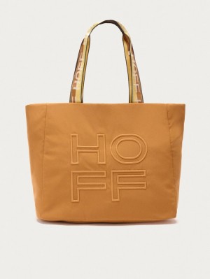 Bolsos Hoff Shopper Nylon Arch Mujer Marrones | CJEL-24751