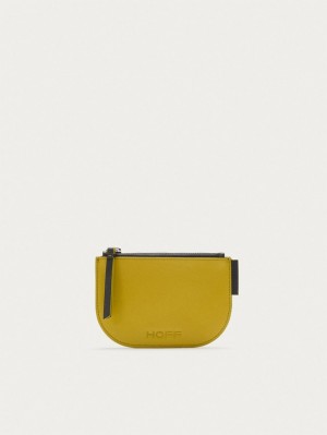Carteras Hoff Leather Coin Mujer Amarillo | GYBA-25846
