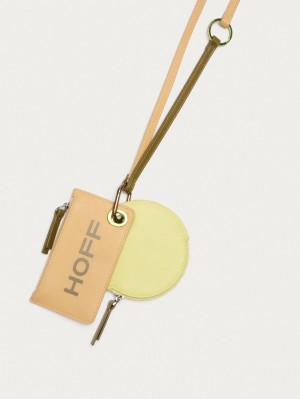 Carteras Hoff Leather Strap Mujer Marrones Amarillo | TUQP-26053