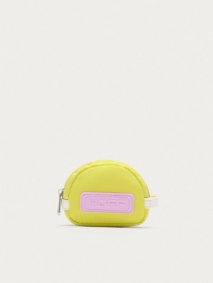 Carteras Hoff Nylon Coin Lime Mujer Amarillo Rosas | XKFD-45183