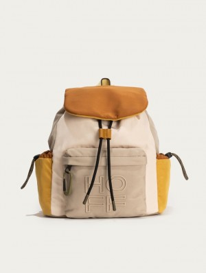 Mochilas Hoff Canal Mujer Beige Marrones | TQEH-98763