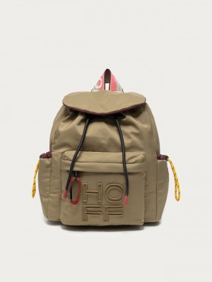 Mochilas Hoff Sac À Dos Canal Kaki Mujer Gris Oscuro | SXJC-16748