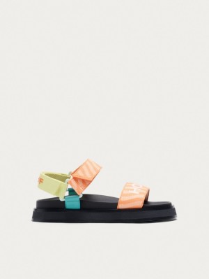 Sandalias Hoff Bio Garden Mujer Naranjas Negras | QJCT-25618