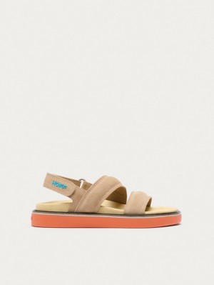Sandalias Hoff Camel Road Mujer Marrones | WBVF-75361