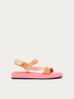 Sandalias Hoff Festival Mujer Rosas Coral | ROXU-09638