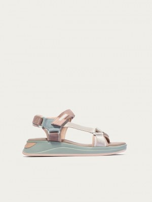 Sandalias Hoff Lanai Mujer Rosas Azules | WJKE-51764