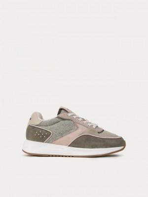 Zapatillas Hoff Dalston Mujer Verde Gris | MKNH-15804