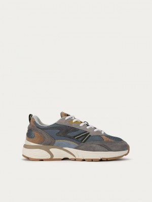 Zapatillas Hoff Delaware Hombre Gris Azul Marino | STFC-82154