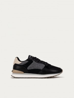 Zapatillas Hoff Reading Mujer Negras | RXYB-40635