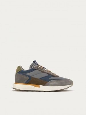 Zapatillas Hoff Simbu Hombre Gris Azules | LXDJ-37085