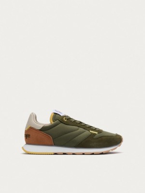 Zapatillas Hoff Thebes Mujer Verde Marrones | ALPU-91572