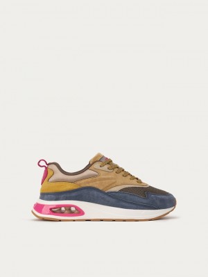 Zapatillas Hoff Toronto Bay Mujer Azul Marino Marrones | YCRG-36874