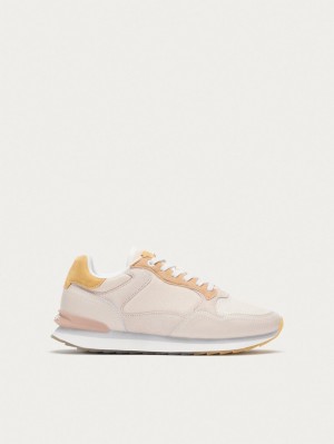 Zapatillas Hoff Toulouse Mujer Beige Blancas | QJCU-04961