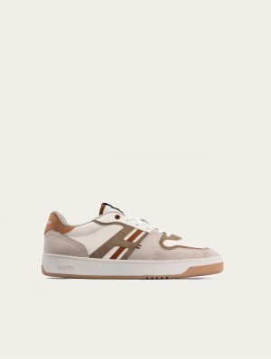 Zapatillas Hoff Trocadero Hombre Gris Blancas | IPEM-42371