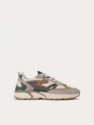 Zapatillas Hoff Vermont Hombre Gris Beige Azules Verde | YTBH-89076