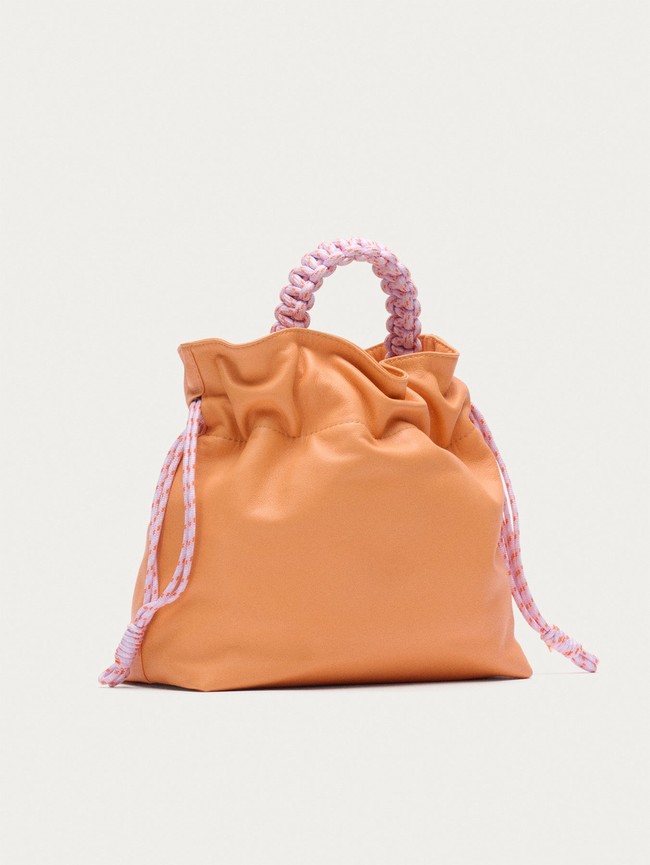 Bolsos Hoff Coachella Top Handle Peach Mujer Coral | BKUJ-39852