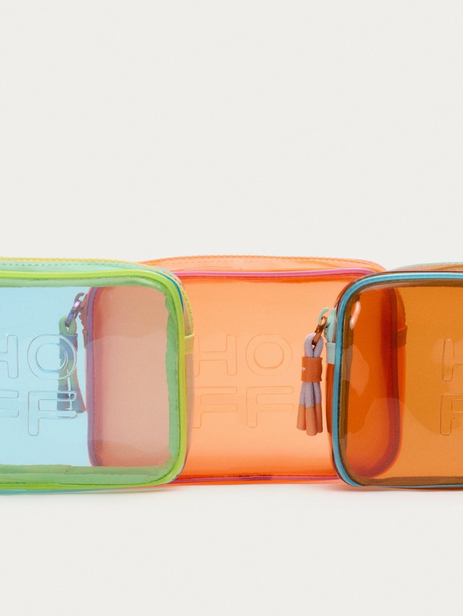 Bolsos Hoff Glass Vanity Case Mujer Naranjas | BZDK-30427