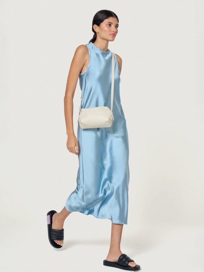 Bolsos Hoff Leather Hall Off White Mujer Blancas | XJAU-15708