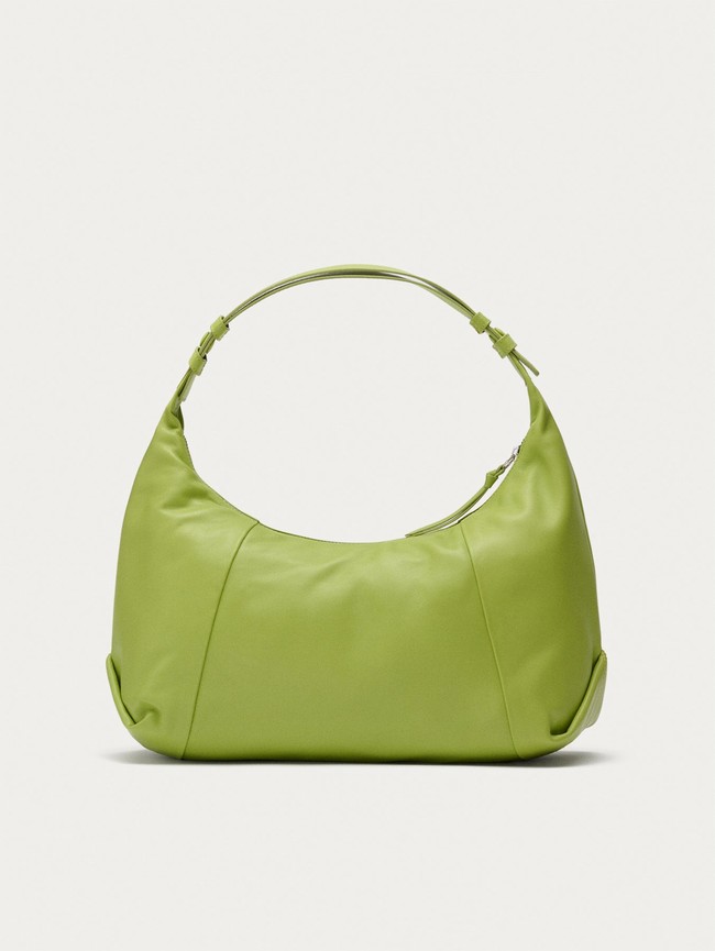 Bolsos Hoff Leather Hobo Museum Mujer Verde | ZUGA-17542