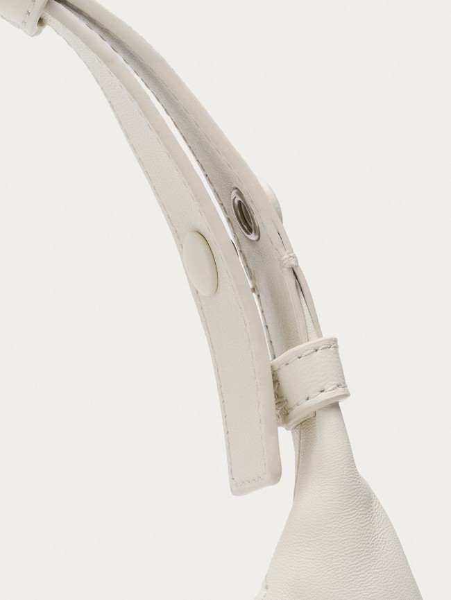 Bolsos Hoff Leather Hobo Museum Off White Mujer Blancas | XZOB-02531