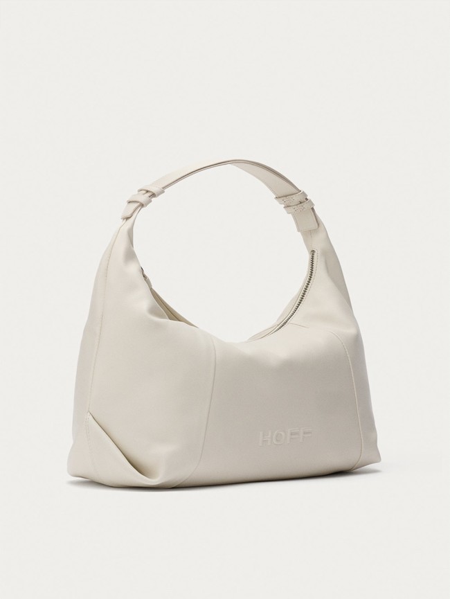 Bolsos Hoff Leather Hobo Museum Off White Mujer Blancas | XZOB-02531