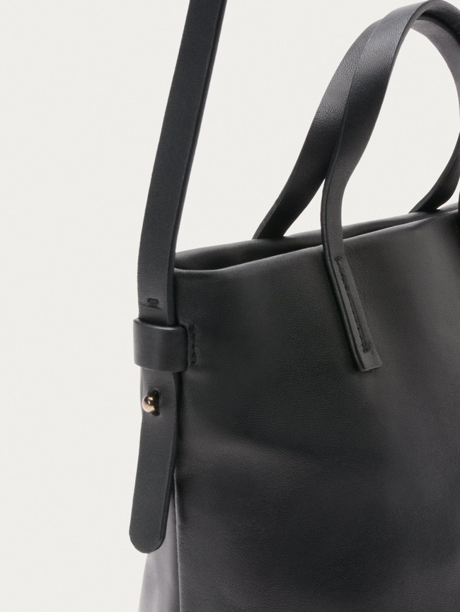Bolsos Hoff Leather Shopper Arcade Mujer Negras | DJAR-14290