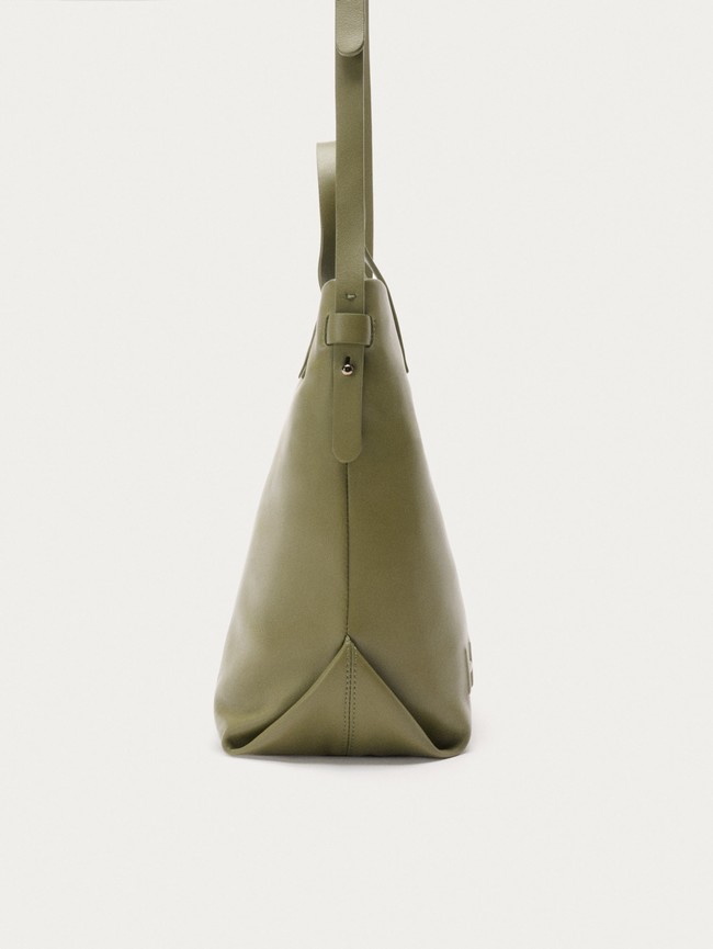 Bolsos Hoff Leather Shopper Arcade Mujer Verde | URIO-79480
