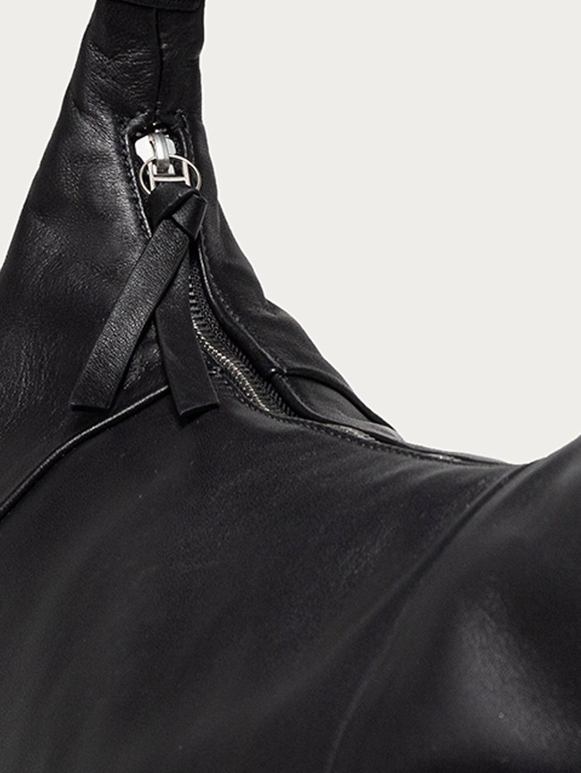 Bolsos Hoff Museum Leather Hobo Mujer Negras | JEBQ-93501