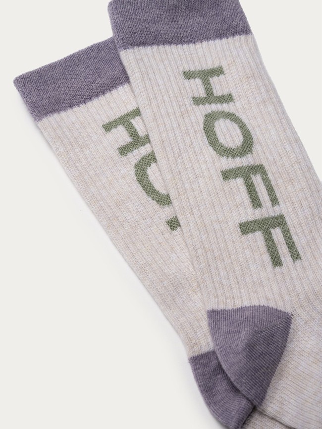Calcetines Hoff Maxi Logo Mujer Gris | EFIV-05964