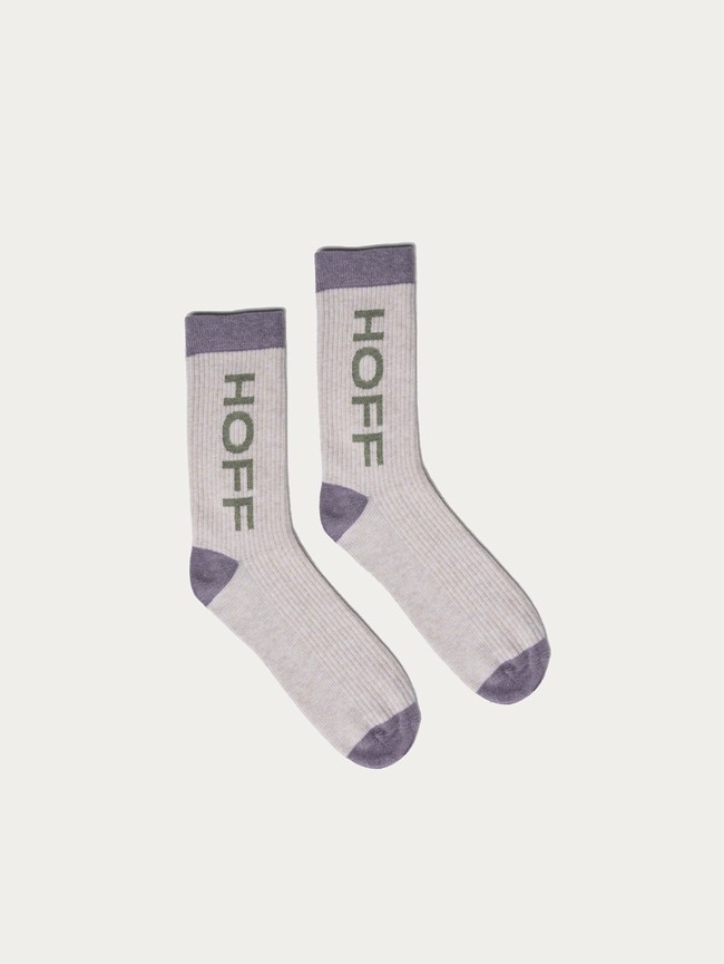 Calcetines Hoff Maxi Logo Mujer Gris | EFIV-05964