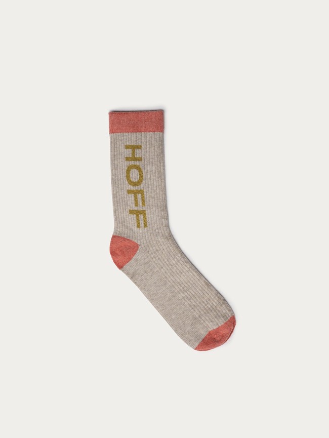 Calcetines Hoff Maxi Logo Mujer Gris | VNST-67391