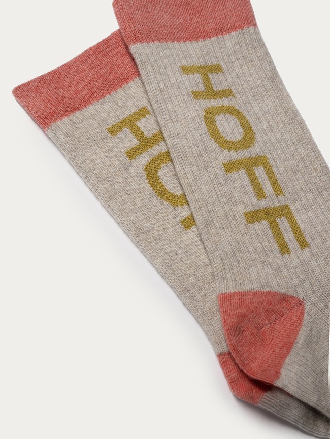 Calcetines Hoff Maxi Logo Mujer Gris | VNST-67391