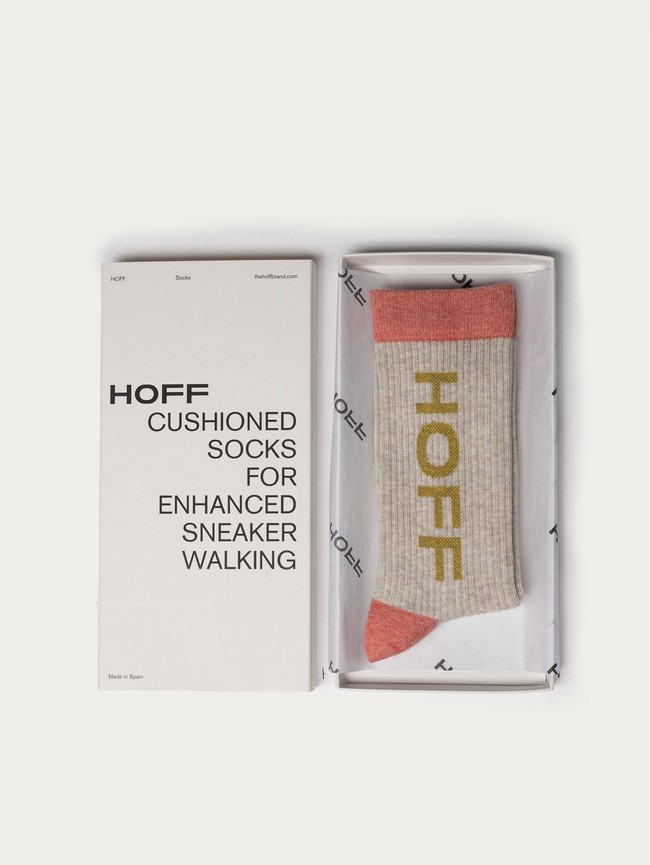 Calcetines Hoff Maxi Logo Mujer Gris | VNST-67391