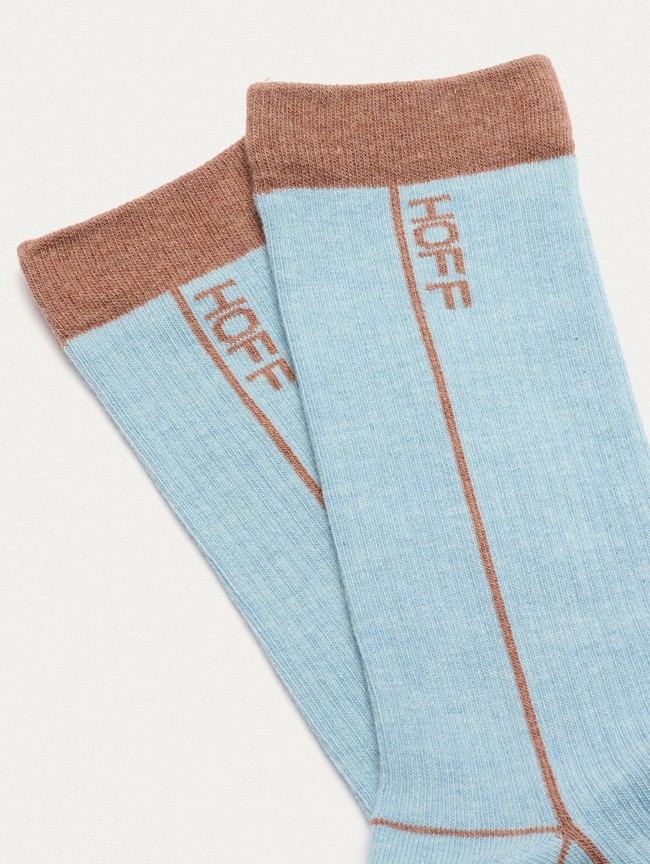 Calcetines Hoff Stripe Hombre Azules | XUFS-24763