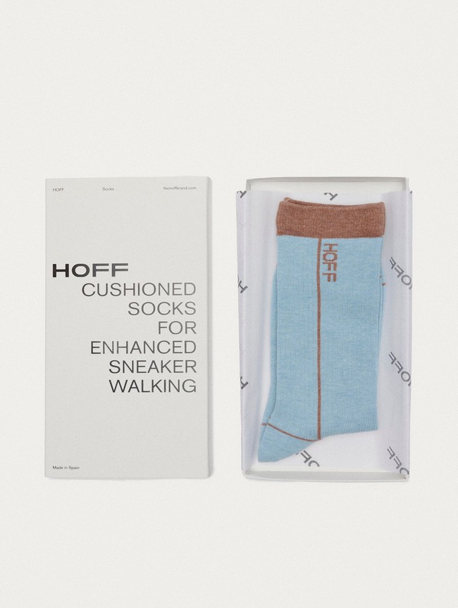Calcetines Hoff Stripe Hombre Azules | XUFS-24763