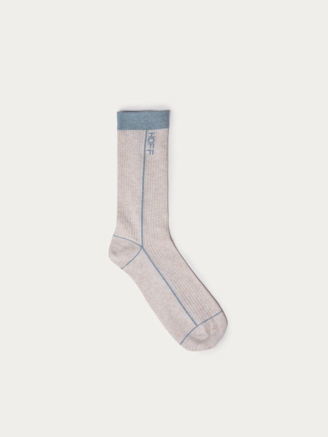 Calcetines Hoff Stripe Hombre Gris | QWFZ-85021
