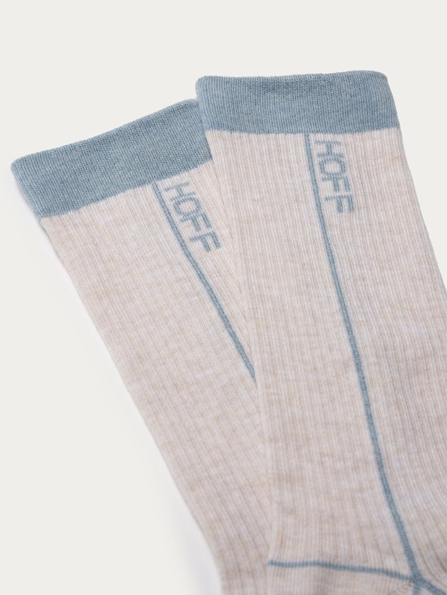 Calcetines Hoff Stripe Hombre Gris | QWFZ-85021
