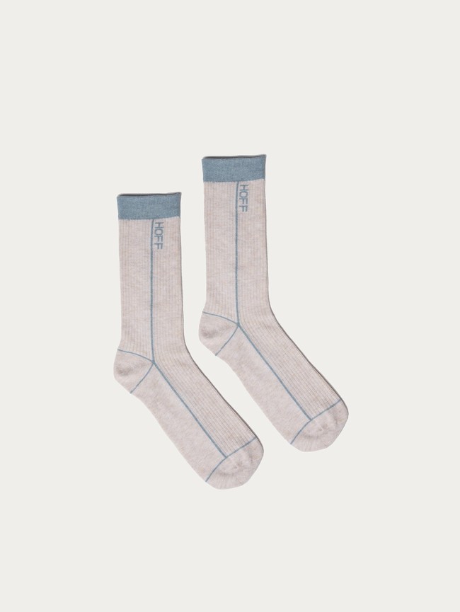 Calcetines Hoff Stripe Hombre Gris | QWFZ-85021