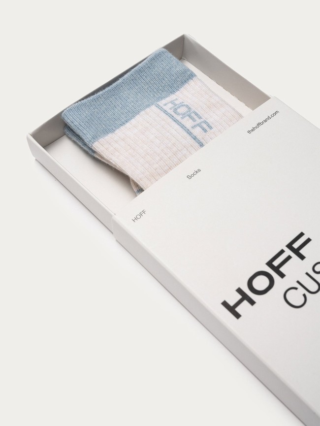 Calcetines Hoff Stripe Hombre Gris | QWFZ-85021