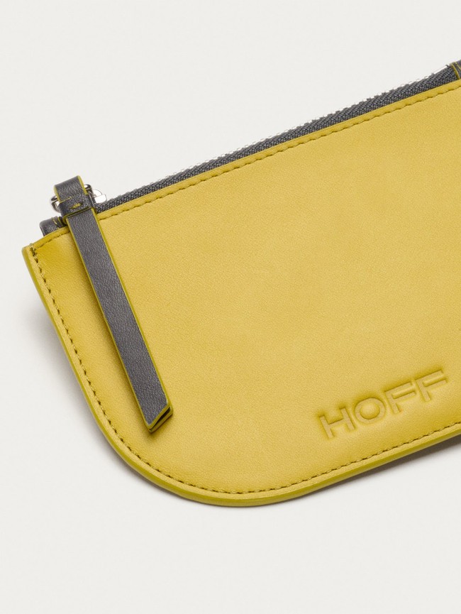 Carteras Hoff Leather Coin Mujer Amarillo | GYBA-25846