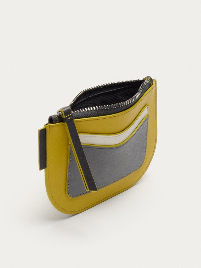 Carteras Hoff Leather Coin Mujer Amarillo | GYBA-25846