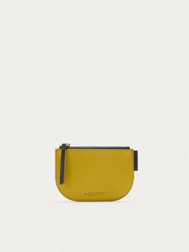 Carteras Hoff Leather Coin Mujer Amarillo | GYBA-25846