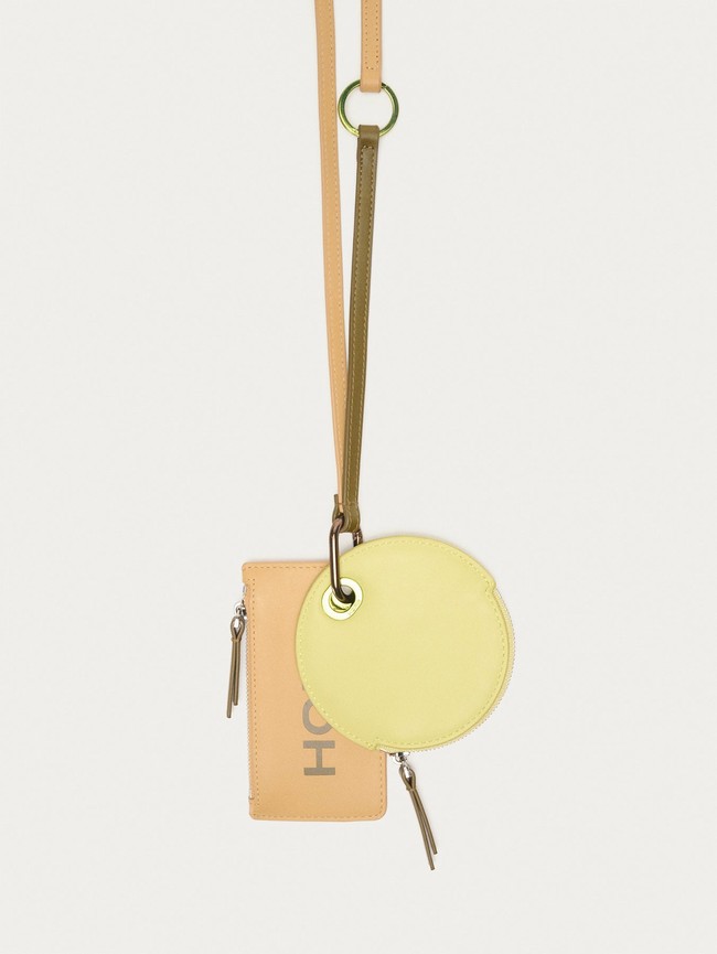 Carteras Hoff Leather Strap Mujer Marrones Amarillo | TUQP-26053