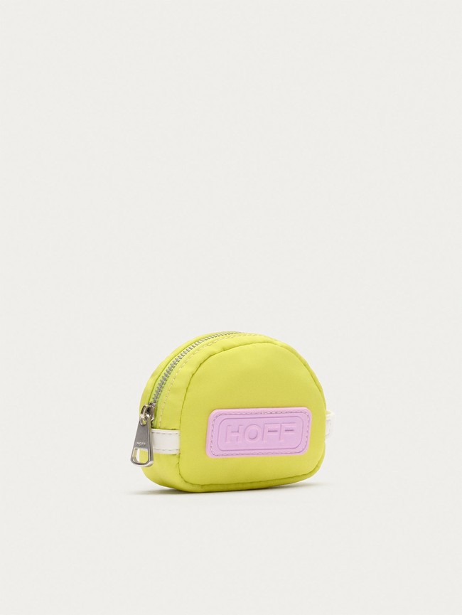 Carteras Hoff Nylon Coin Lime Mujer Amarillo Rosas | XKFD-45183
