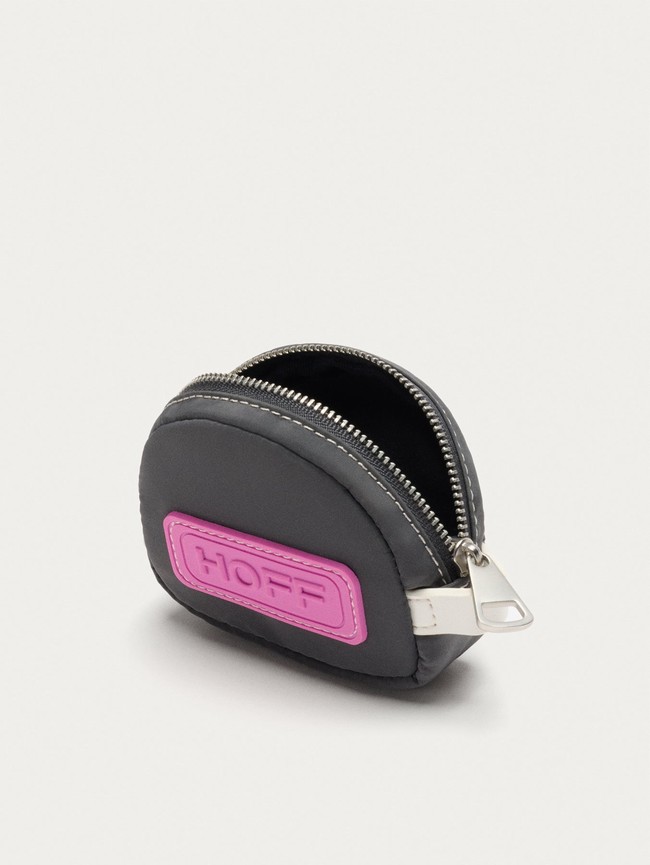 Carteras Hoff Nylon Coin Mujer Negras Rosas | DHZT-64075