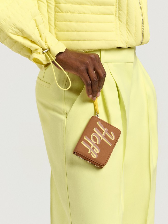 Carteras Hoff Nylon Logo Mujer Kaki | VUTP-94138